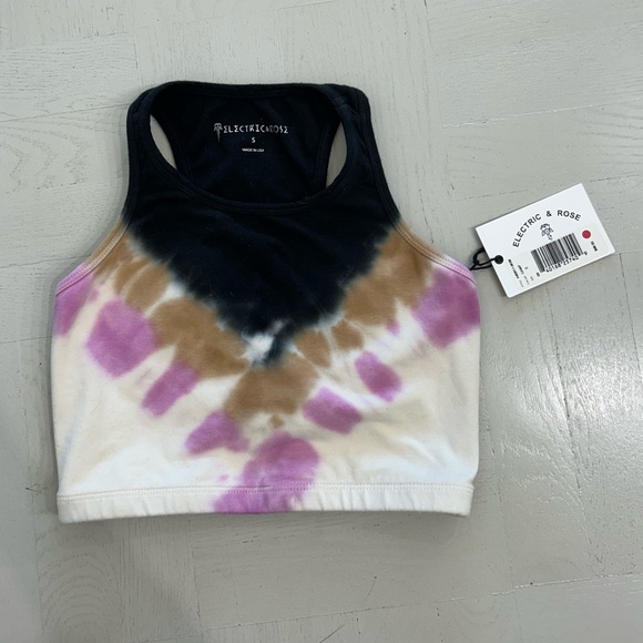 Electric & Rose NWT Tie Dye Bella Bralette Size S - Picture 5 of 5